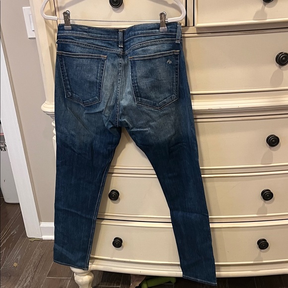 Rag & Bone Dark Blue Denim Jeans - Picture 4 of 5